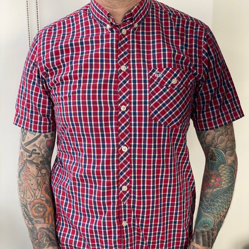 Checkered Merc London Button Down Shirt
